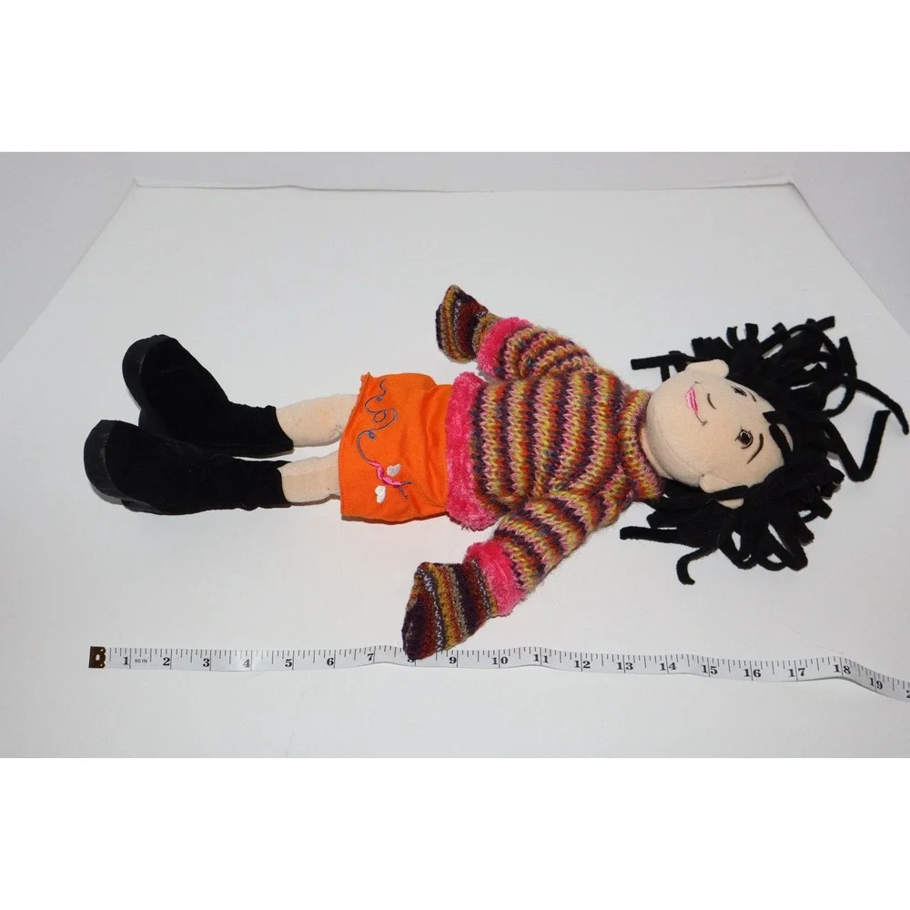 Manhattan Toy Large GROOVY GIRLS Lilydoll Plush Dolls Lot of 2 VINTAGE 2000